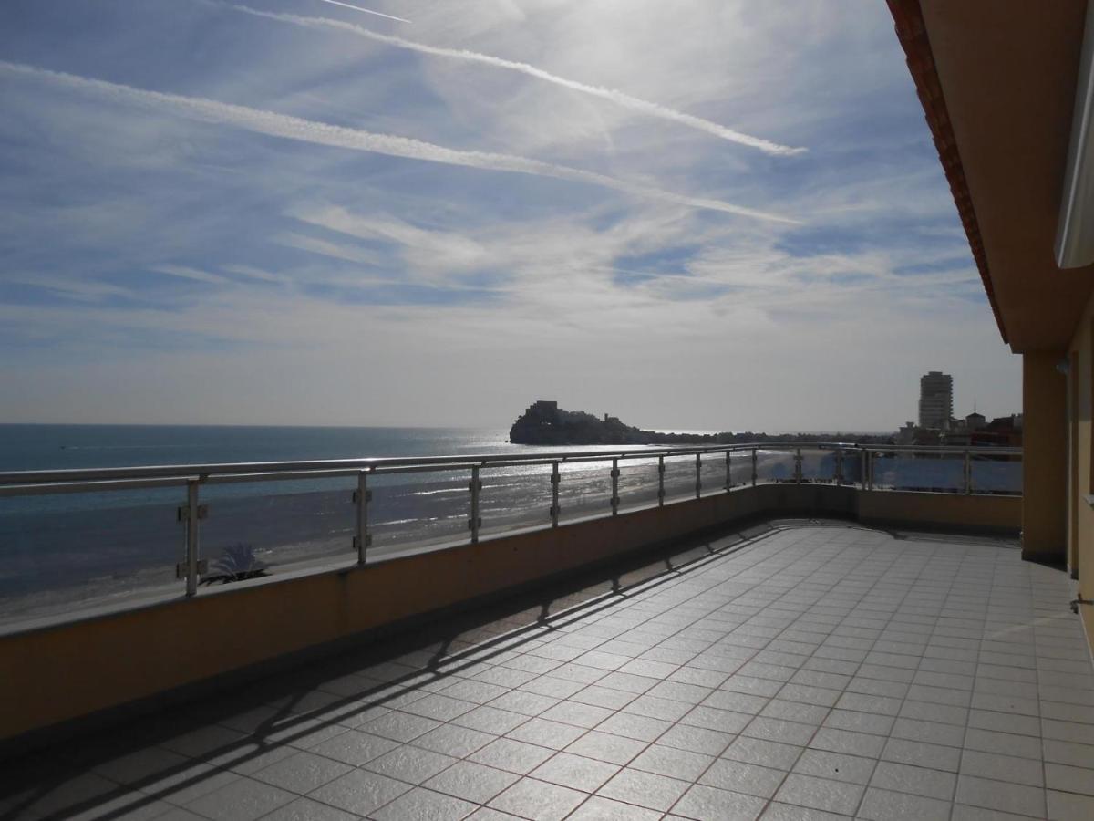 Atico Pompeya Vista Mar Y Castillo Orangecosta Peniscola Luaran gambar