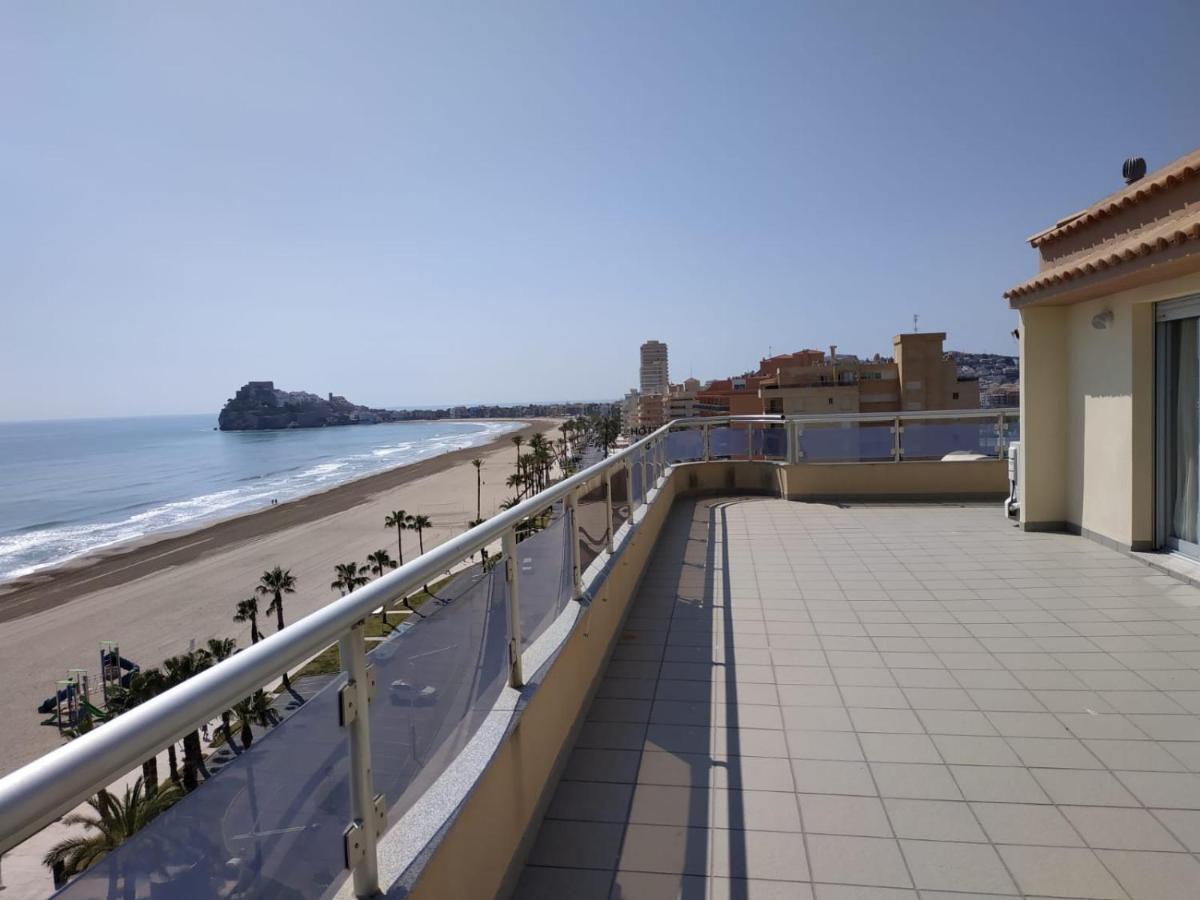 Atico Pompeya Vista Mar Y Castillo Orangecosta Peniscola Luaran gambar